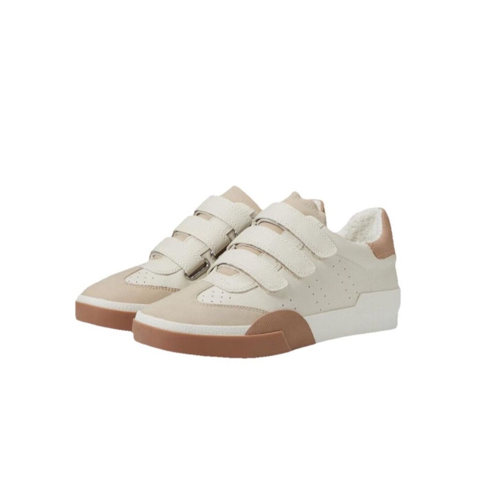 DV By Dolce Vita Hook Sneaker Womens Sz 7 Casual Cream Tan Shoe chunky 10172421